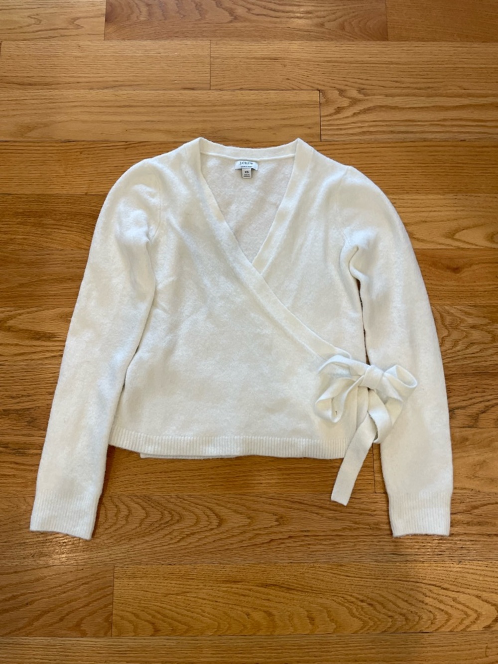 J. Crew Extra-Soft Cream Pullover Sweater